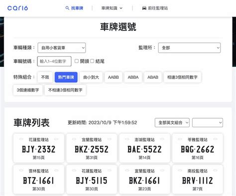 車牌兇吉查詢|車牌選號工具｜附：車牌吉凶、數字五行命理分析 – 免 